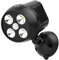 NICREW Battery Powered Outdoor LED Security Light 1 Pack, PIR Motion Sensor Spotlight, Weatherproof Outdoor Wall Light for Gardon Walkways, 600 Lumen