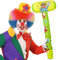 NET TOYS Aufblasbarer Clown Hammer Klöppel 96 cm Werkzeug aufblasbar Klopfer Fäustel Kostümzubehör Harlekin Narr Scherzartikel