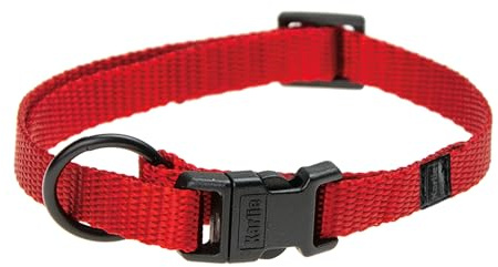Karlie Art Sportiv Plus Halsband verstellbar neue universal Farben Mix and Match L: 20 - 35 cm B: 10 mm XS rot