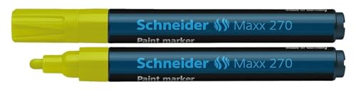 Schneider Schreibgeräte Lackmarker Maxx 270, 1-3 mm, gelb