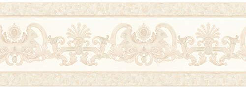 A.S. Création Bordüre Only Borders 10 Borte 5,00 m x 0,17 m beige metallic Made in Germany 655424 6554-24
