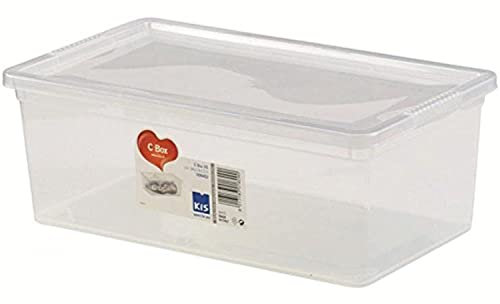 Kis L Aufbewahrungsbox C Box 27 Liter in transparent, Plastik, 55x38.5x16.5 cm