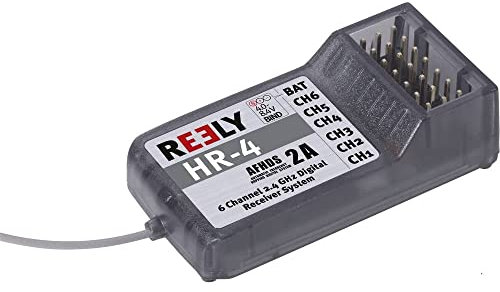Reely HR-4 6-Kanal Empfänger 2,4 GHz Stecksystem JR