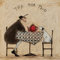 Sam Toft Tea for Two, 40 x 40 cm, Leinwanddruck
