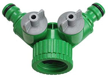 SATURNIA Adaptador Manguera Plastico 3/4-1 Hembra con 2