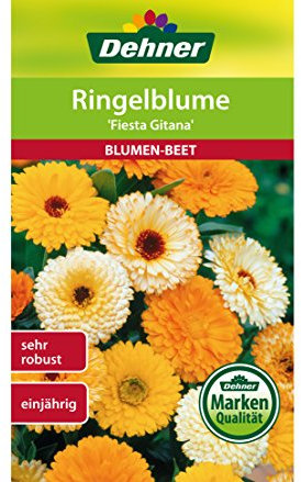 Dehner Blumen-Saatgut, Ringelblume Fiesta Gitana, 5er pack (5 x 3 g)