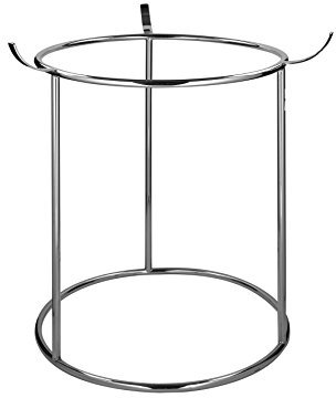 Fink - Ständer für Adventskranz Corona - Metall vernickelt - Ø 30 cm - Höhe 70 cm