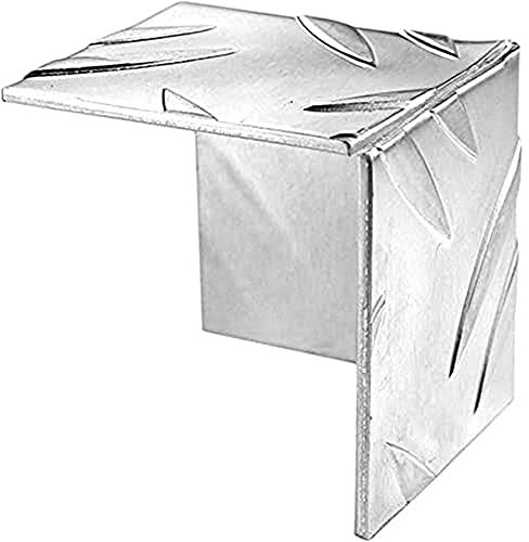 Alberts 467678 Eckschutz | Riffel-Prägung | Aluminium, natur | 35,5 x 35,5 mm