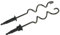 Knethaken 659779 für Bosch und Siemens Handmixer, grau