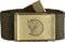 Fjällräven Herren Gürtel Canvas Brass Belt G rtel, Dark Olive, Einheitsgröße EU