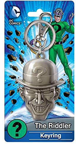 Marvel Riddler Head Pewter Key Ring Action Figure Multi-colored, 1