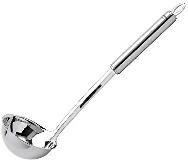 Weis Schöpflöffel Supremissima 130ml Edelstahl Silber, Maße: 34,5cm x 10cm x 9,5cm, 16709