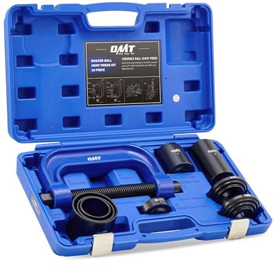 Orion Motor Tech Ball Joint Separator, 10pc 4-in-1 Ball Joint Press & U Joint Removal Tool Set for Brake Anchor Pin, Heavy Duty Ball Joint Servicing Tool Ball Joint Removal Tool for 2WD 4WD Car, Blue