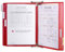 Djois made by Tarifold Fr 414103 – Support Kit Mural document Tarifold métal, 10 pochettes A4 Rouge, Présentation documents