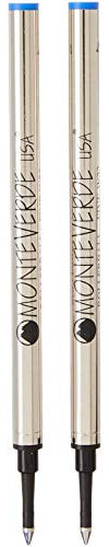 Monteverde Minen für Waterman-Tintenroller mit feiner Spitze, 2 Stück, Blau