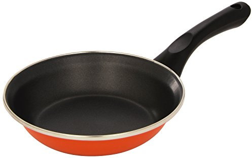 IBILI - Sarten new orange, 18 cms, Acero esmaltado vitrificado, Antiadherente, Apta para induccion