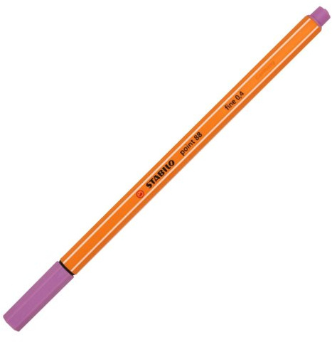 Feinschreiber STABILO point 88®, flieder, Strichstärke 0,4mm