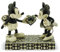 Disney Traditions Mickey & Minnie Figur schwarz und weiß, Höhe 15 cm