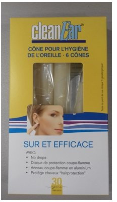 Bougies D'Oreilles Cleanear, Boîte De 6 Cônes