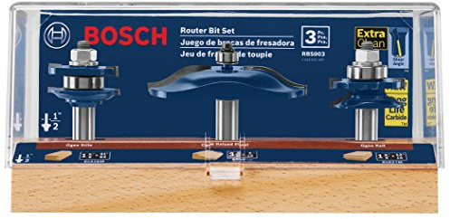 BOSCH RBS003 3-Piece Ogee Door/Cabinetry Set 1/2 In.-Shank