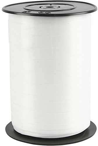 Creativ Company Kräuselband 250m, Weiß Set