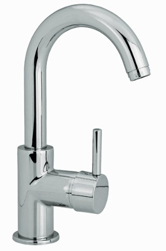 EYCKHAUS Waschtischarmatur Wasserhahn hohe Ausführung mit Click-Excentergarnitur Chrom, 1 Stück, 22030