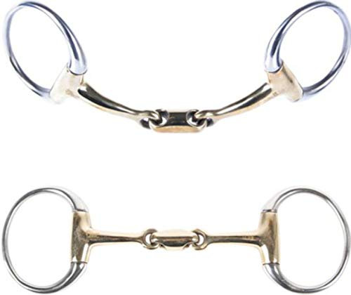 Harry´s Horse Olivenkopftrense GB doppelt gebrochen oval, Größe:13.5