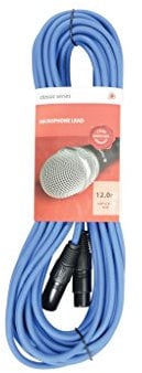 Premium XLR Male - XLR Female Cable | Microphone Cable | Blue - 12.0M