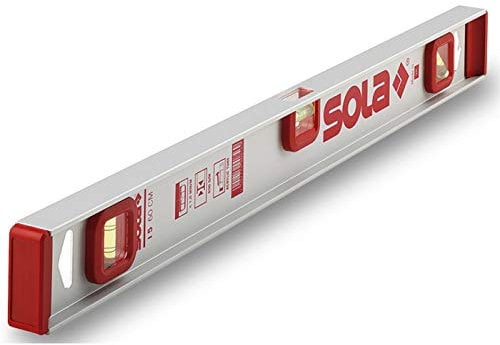 Sola Wasserwaage 3 Libellen Topausführung 120 cm