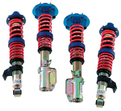 H&R Monotube Gewindefahrwerke kompatibel mit Renault Megane Sport 2.0L Turbo 165kW Ø47mm 2004- VA20-60/HA20-50mm