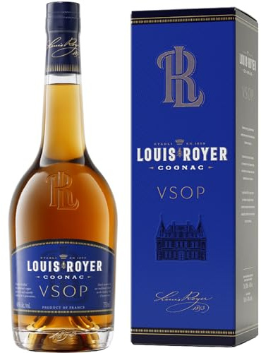 Louis Royer | VSOP Cognac | Fine French Brandy | Gift Box | 70cl, 40% ABV