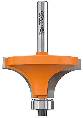 CMT 938.445.11 Fresa a Raggio Concavo con Cuscinetto in Hw, Grigio/Arancio