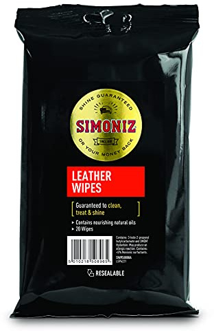 Simoniz SWPS0008A Leather Wipes 20pk