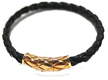 Rebecca Gioielli Bracciale Uomo Donna Corda Intrecciata Bronzo Bagnato in Oro Rosa BDIBBR02
