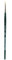 da Vinci Brushes Supplies, Rund, Size 1, 1570-01