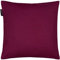 LINUM Annabell Elegant Kissenhülle 40x40 cm, 100% Baumwolle, Maschinenwaschbar, Burgunderrot