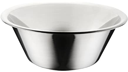 Vogue General Purpose Bowl St/St - 8Ltr 355mm 14 | Heavy-duty construction suits busy commercial kitchens, offering a versatile vessel for daily cooking prep.