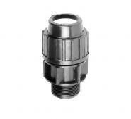 SOMATHERM FOR YOU, Raccord plastique droit pour tube PE Ø40 mm - Mâle 11/4 - Installation facile pour irrigation - Résistant à 16 bars et 80°C - Norme ACS - Étanchéité fiable