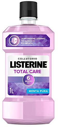 Listerine Collutorio, Total Care, Menta Pura, 6 Benefici in 1, 1 L