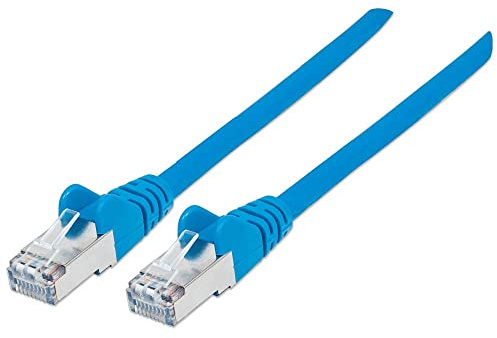 Intellinet 735384 Netzwerkkabel Cat6 SFTP LS0H Kupfer RJ-45 Stecker auf RJ-45 Stecker 2 m blau
