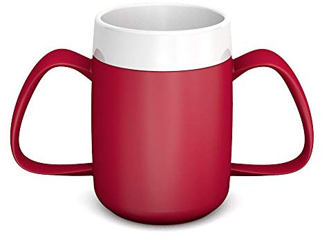 Ornamin 815 Vaso con 2 asas y tapa con pico para beber, 200 ml