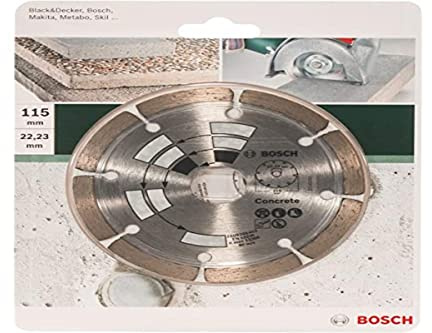 Bosch 2609256413 DIY Diamanttrennscheibe Beton Top Beton/Granit, 115 mm, 22.23