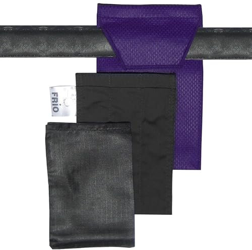 FRIO PUMPEN Kühltasche für Insulinpumpen 9 x 11 cm in Blau | mit Nylon Innentasche I Kühlt mit kaltem Wasser I Keine Kühlakkus oder Stromquellen notwendig