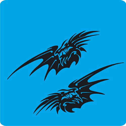 1 Drachen-Aufkleber zur Dekoration von Wänden, Glasprodukten, Fliesen und allen anderen glatten Oberflächen