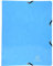 Exacompta 54897E Ringhefter Iderama aus starkem Colorspan-Karton für DIN A4, 2-O Ring 20 mm breit hellblau ideal für Schule und Büro Ringordner Ringbuchordner