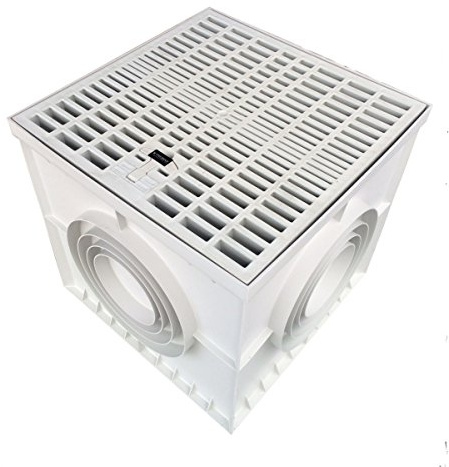 Revisionsschacht mit Patent Gitterabdeckung 55 x 55 cm
