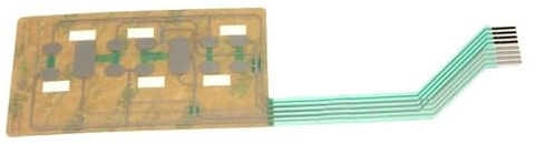 CLAVIER DE COMMANDE SOUPLE pour MICRO ONDES ROSIERES - 49012071
