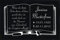 LaserArt24 Granit Grabstein, Grabplatte oder Grabschmuck mit dem Motiv Buch-g01 und Ihrem Text/Daten