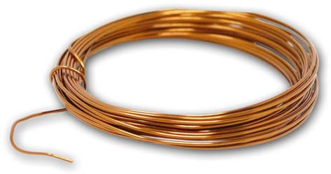 Alambre de cobre esmaltado Ø 1mm anillo de 6m alambre CU