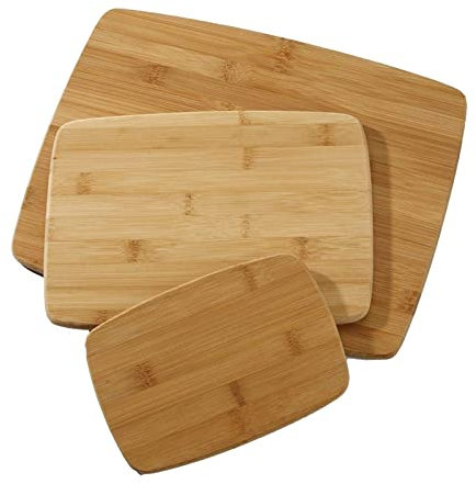 Farberware Planche à découper en bambou, lot de 3 tailles assorties
